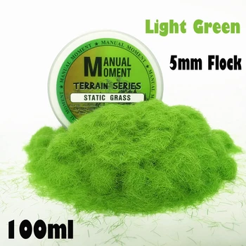 Miniature Scene Model Sand Table Turf Flock Lawn Nylon Grass Powder STATIC GRASS Hobby Terrain Series Material 5mm Flock Static Grass Fiber HOBBY ACCESORIES color: NM0118|NM0119|NM0120|NM0122|NM0123|NM0125|NM0130|NM0131 