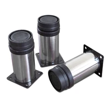 5 см-10 см регулируемая по высоте мебель ножки круглая труба стальные выравнивающие ножки для стола диван кровать шкаф Нескользящие опорные ножки