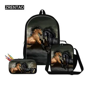 school backpack  horse