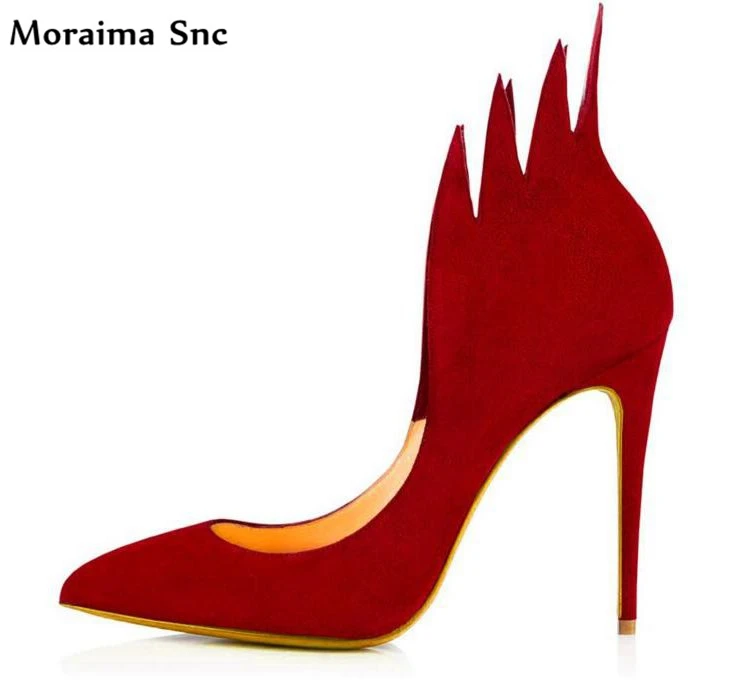 Las Decoración Sexy Patrón En as Moraima Pictures Zapatos De Vestido Punta Snc on Pictures Recién Slip Aguja Tacones Ala Llegada As Señoras Talón ZqnWwT8g