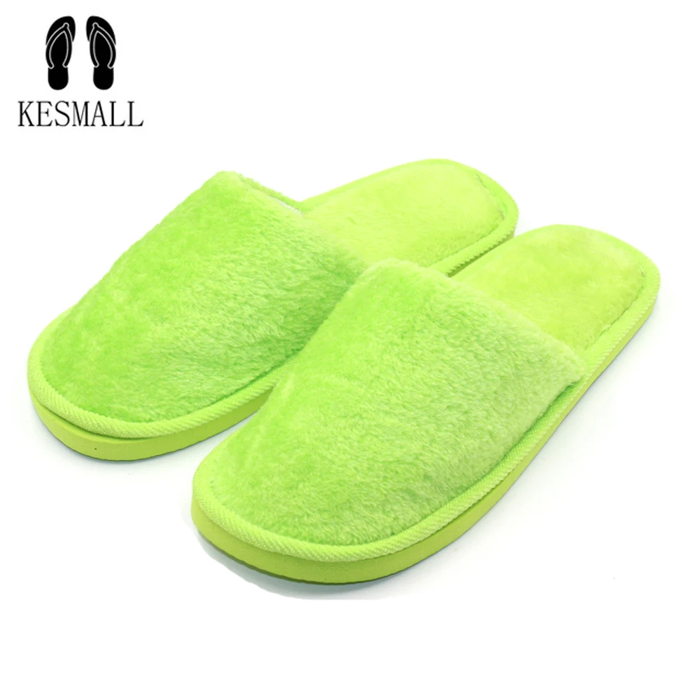 

KEMALL Home Women Slippers Indoor Bedroom House Soft Cotton Warm Shoes Women's Slipper Female Flats Christmas Gift S304