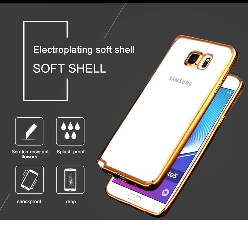 Роскошный Сверхтонкий чехол для телефона samsung GalaxyA3 A5 A7 A300 A500 A700 S3 S4 S5 S6 S7 край S8 S9