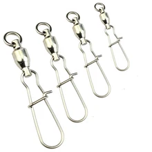 20 штук 4 Сумки 0#1#2#3# Рыбалка молния swivelball Вертлюги кран Duo с защелкой троллинг такелаж Рыбалка крюк ложка