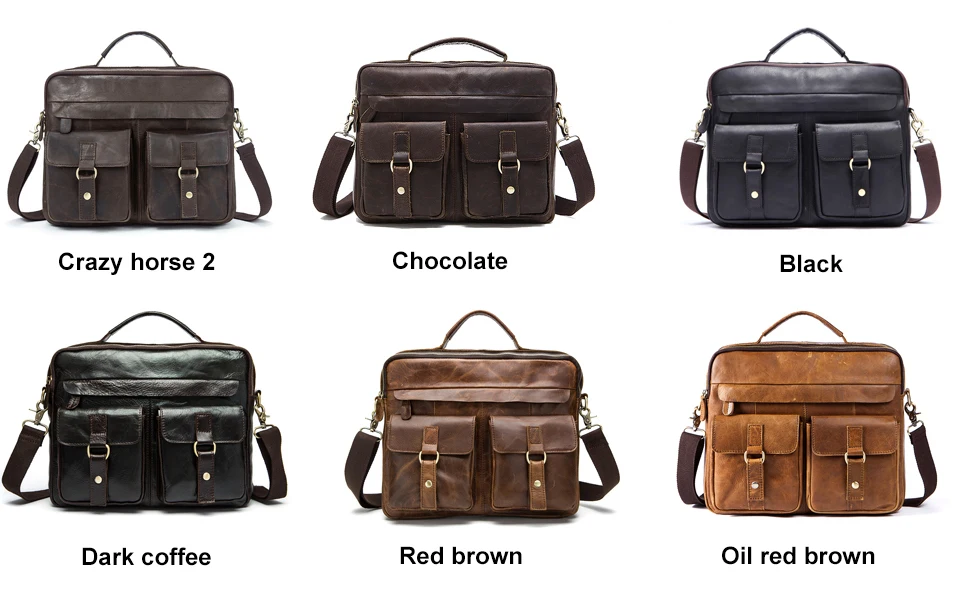 2 men bag genuine leather