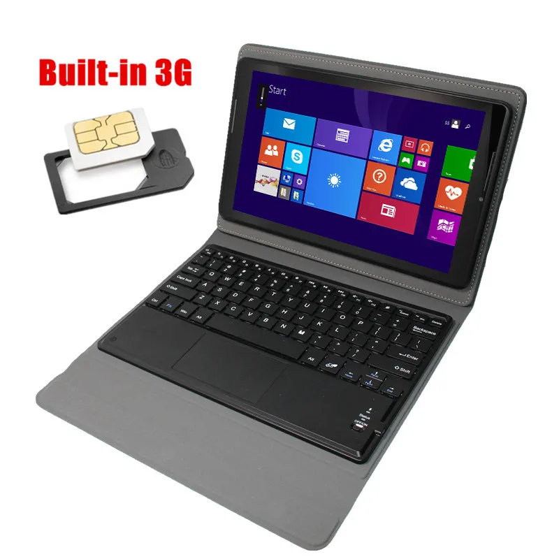 

3G SIM windows Tablet 10.1" Windows 8.1 Tablet PC 1GB/16GB HDMI laptop 1280*800 6000mAh IPS screen Gift bluetooth keyboard case