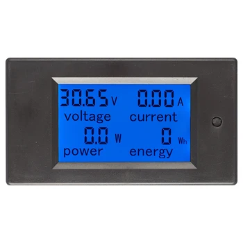 

Pro DC 6.5-100V 0-20A LCD Display Digital Current Voltage Power Energy Meter Multimeter Ammeter Voltmeter