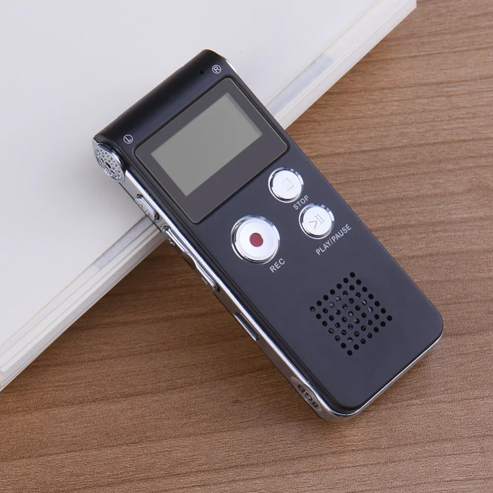 Rechargeable 8GB Mini USB Flash Digital Audio Sound Voice Recorder 650Hr Dictaphone Dictaphone MP3 Player Black color Rechargeable 8GB Mini USB Flash Digital Audio Sound Voice Recorder 650Hr Dictaphone Dictaphone MP3 Player Black color