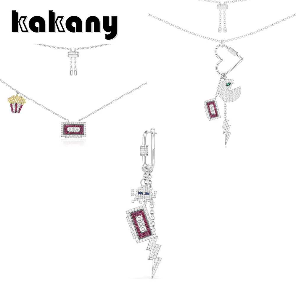 

KAKANY Original High quality 1:1 925 sterling silver LOVE 80S series jewelry Moroccan style fashion women's fashion accessories