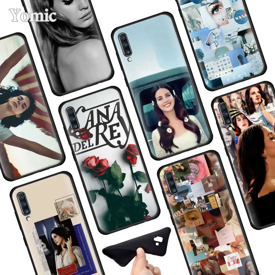 

Lana Del Rey Silicone Soft Phone Case for Samsung Galaxy A50 A40 A70 A30 A20 A80 A6 A7 A8 Plus 2018 Back Case