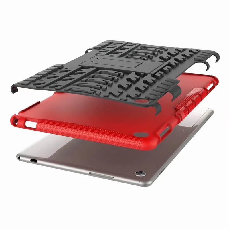 Heavy Duty 2 в 1 Гибридный Прочный чехол для Huawei MediaPad M5 Lite 10 BAH2 W19 L09 W09 &quotТПУ + жесткий из