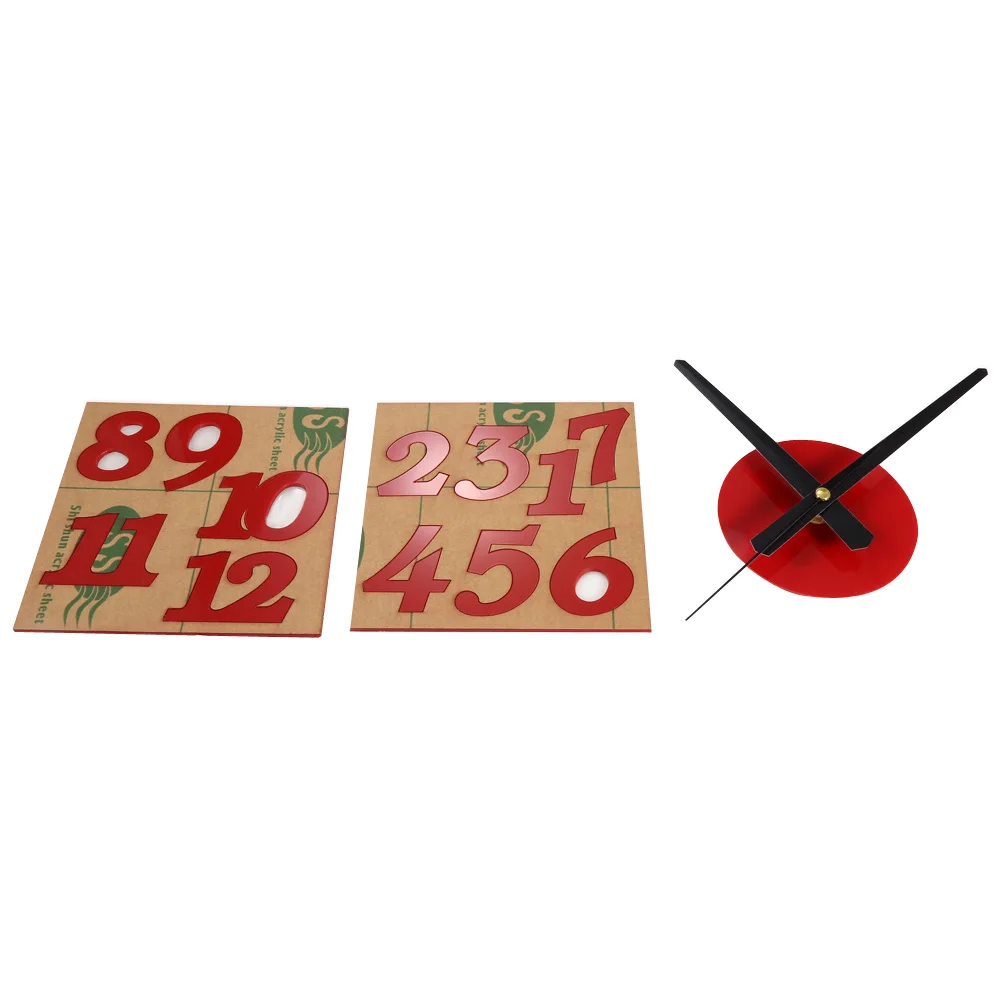 Креативные 3D Sangtai6168s бесшумные DIY цифровые настенные часы декоративные акриловые