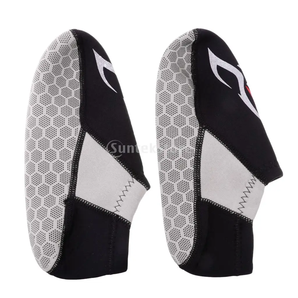 3mm Neoprene Scuba Diving Warm Socks Beach Swimming Surfing Snorkeling Kayak Water Sports Shoes Boots Equipment XS-XL Gray Black