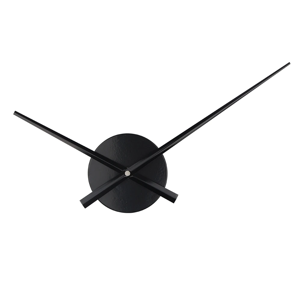 Новые короткие DIY большие стрелки часов с кварцевым механизмом большой размер часы руки аксессуары для 3D настенные часы Современный домашний декор - Цвет: T4651 Black