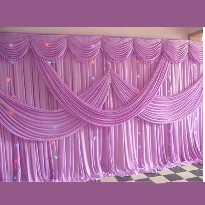 3 m X 6 m (10ft*20ft) fashion birthday party wedding deco ice silk