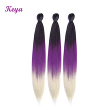 Горячая вода легкая оплетка предварительно растягивается EZ плетение волос яки Джамбо косы синтетические волосы 24 дюйма низкотемпературное волокно для женщин