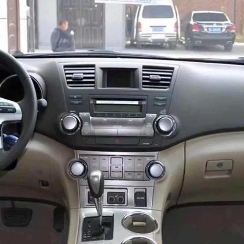 12," вертикальный экран android 7,1 tesla стиль автомобиля dvd-плеер для TOYOTA HIGHLANDER 2008-2013 с gps навигацией wifi bluetooth