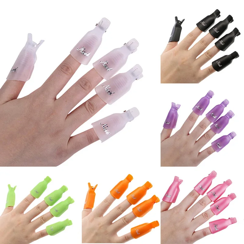 

Hotest 10Pcs Nails Remover Tools Nail Clippers Remove Unload Sets Professional Of Unloading Tools Manicure Nail Art Cleaner
