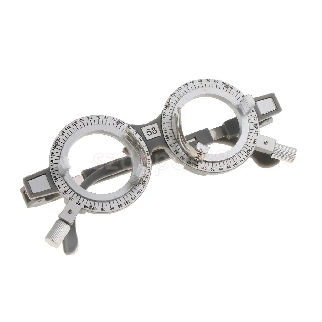 2pcs Adjustable Universal Optical Trial Lens Frame Eyeglasses Optometry Optician Optic Test Trial Lenses Frame 62mm 58mm