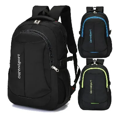

Swiss men travel waterproof bag black 1680D nylon USB charging business backpack wear waterproof laptop bag Mochila Escolar