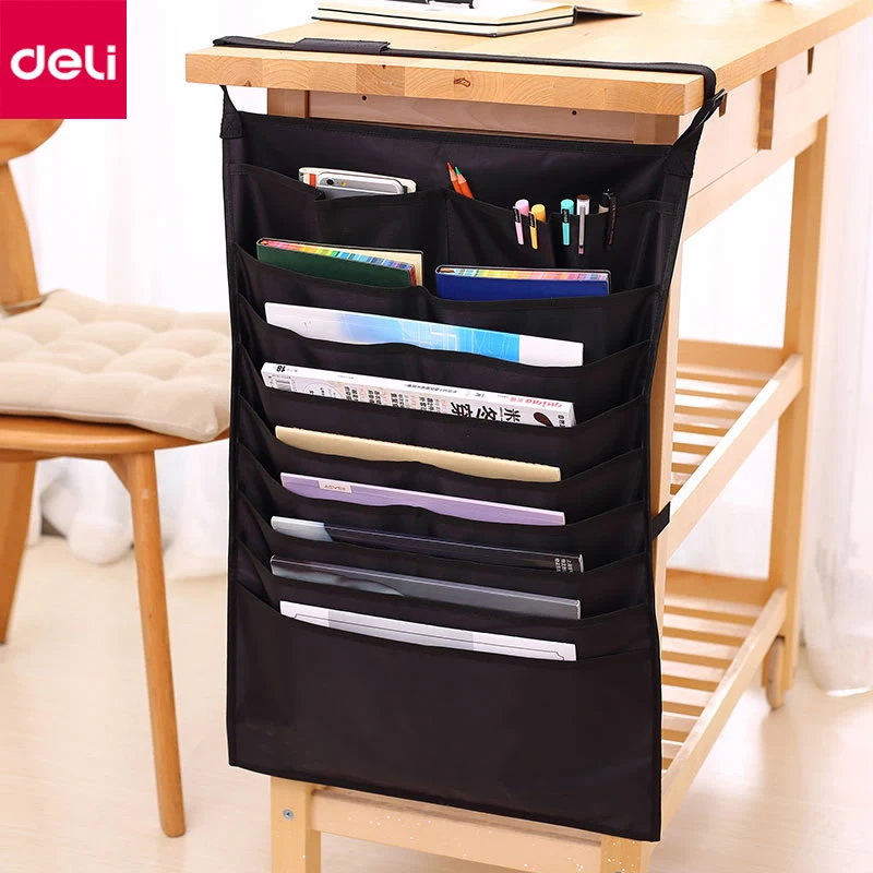 Buy Deli Desk Accessories Multifunction Desk Set Books Hang Bag Storage Bag for