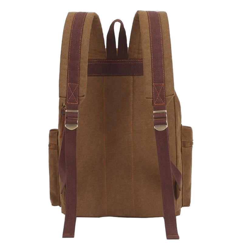Men Canvas Backpack Vintage Women New Fashion Travel Bags Large Capacity Teenager School Backpacks Anti-theft Rucksack BP0186 (8)