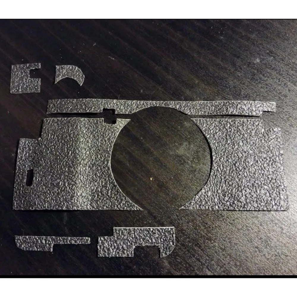 airsoft M4 tactical M4 gun AR 15 accessories rubber Grips Material Sheet for knife toy camera mobile phone pistol for hunting (6)