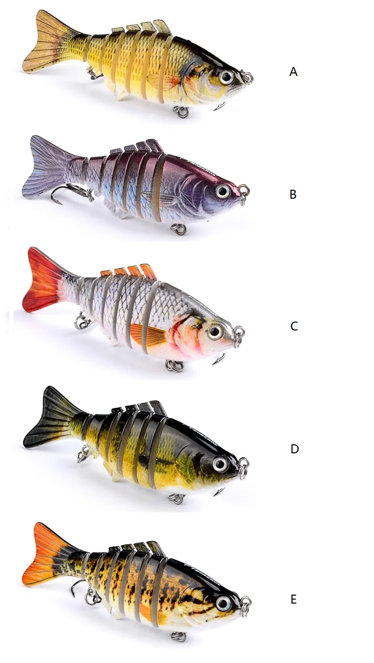 Antioficial para Pesca de Isca Toda a Água Multi Seção Peixe no Rio ou Lago Profunda 9cm 15g 3 Esporte e Lazer