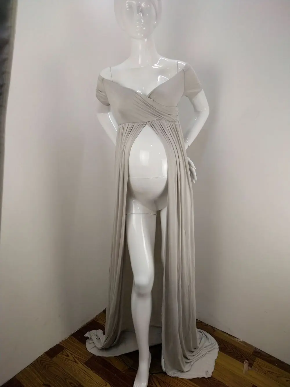 Сексуальное платье для беременных с открытыми плечами для фотосессии Новое Женское платье для беременных