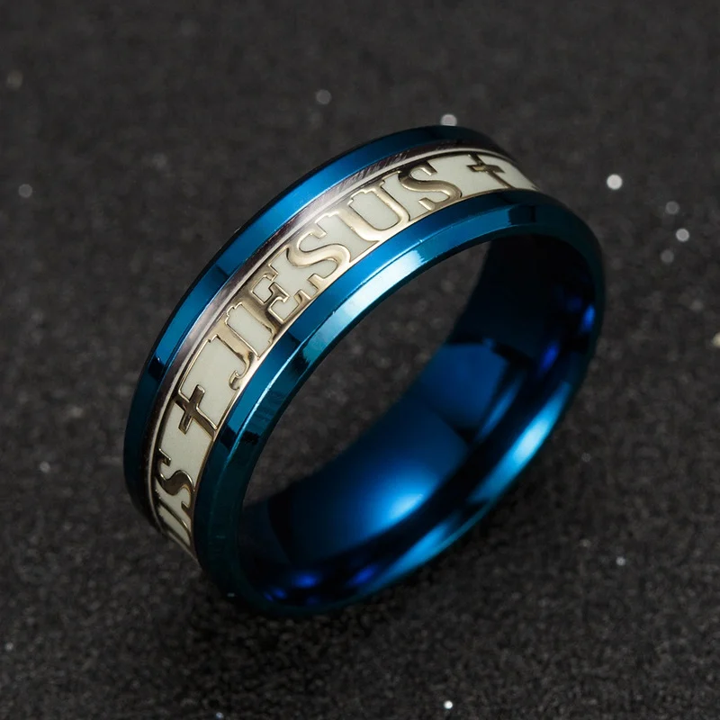 Luminous Cross Christ Ring Wedding Engagement Rings For Women Men Jewelry ring set gold color rings couples rings stainless steel ring tibetan silver rings signet ring finger watch ring finger ring gold color ring chain ring half face ring amethyst zirconia ring silver ring opening ring fidget spinner ring sparkling heart ring tungsten ring adjustable rings zircon crystal ring wedding rings moissanite diamond ring color change ring wedding ring ceramic ring animal ring