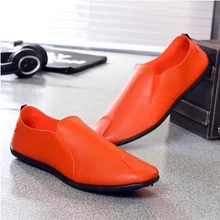 Для мужчин прогулочная обувь Демисезонный Повседневное удобные кожаные кроссовки студенты мальчик Нескользящие горох плоские Повседневное Бизнес обувь