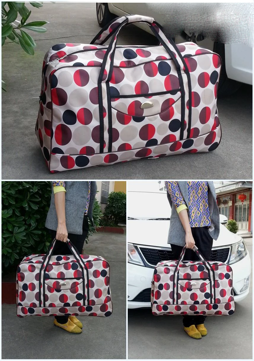 ANAWISHARE Men Travel Bags Large Capacity Women Luggage Travel Duffle Bags Nylon Handbags Big Of Trip Waterproof