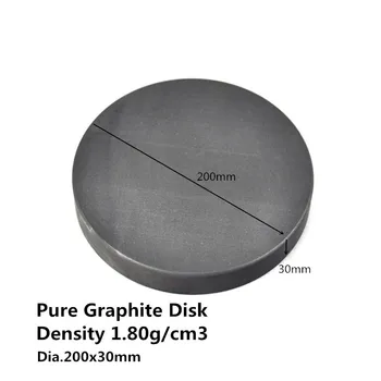 

Dia.200*30mm Graphite Round Plate , Carbon Graphite Sputtering Targets, graphite bursting discs