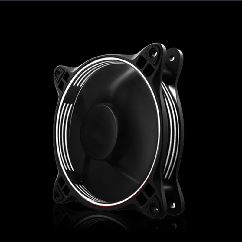 JONSBO RGB 120 مللي متر PC التبريد مروحة متعددة حلقة توهج (FR-301) PWM التحكم في درجة الحرارة 3PIN + Big4D امدادات الطاقة اللوحة هالة مزامنة