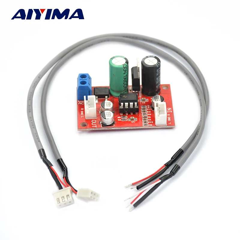 Микрофон AIYIMA NE5532 с подвижной катушкой Стерео предусилитель магнитная головка