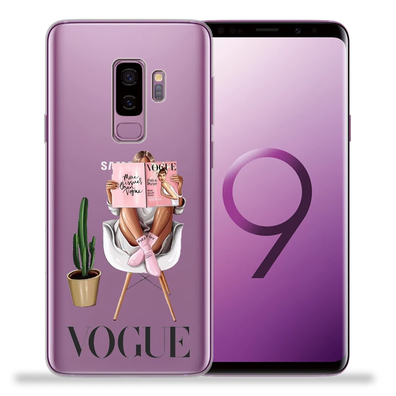 Модный чехол для телефона с изображением суперпапы мамы и дочки для samsung Galaxy S9 S8 S10 Plus S7 S6 Edge S10 Lite Note 8 9 Funda Etui - Цвет: 13