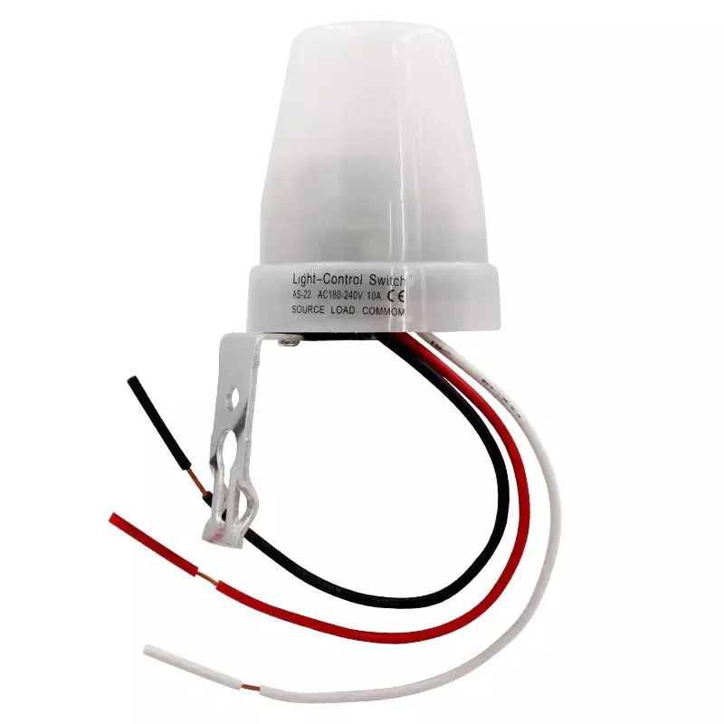  Newest AC 220V 10A Auto On Off Photocell Street Light Photo switch ,light control Sensor Switch  for lighting  (5)