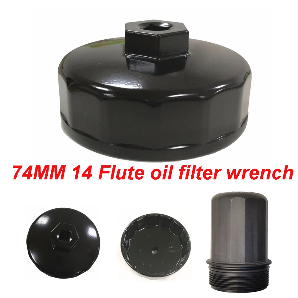 Shop Authentic New 74mm 14 Flute Oil Filter Wrench Caps for Mazda 3 5 6