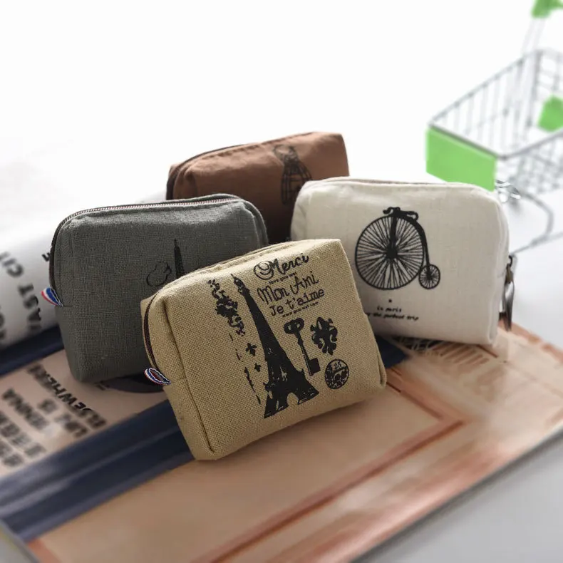 ETya النساء محفظة نسائية للعملات المعدنية جديد نمط قماش عملة محفظة عالية الجودة للأطفال الإناث تغيير محفظة السيدات صغيرة سستة بطاقة مفتاح كيس ...