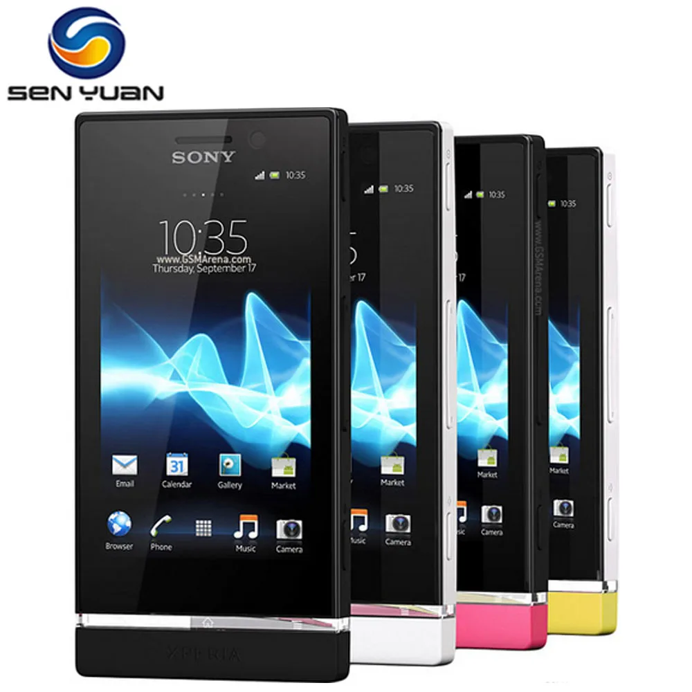 Разблокированный мобильный телефон Sony Xperia U ST25 ST25i 3G WIFI GPS 5MP камера Android телефон