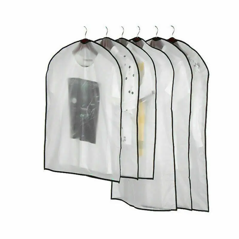 

2019 Newest Clothes Dust Storage Bag Protector Bag Clothes Dress With/Without Zipper Clothing Covers