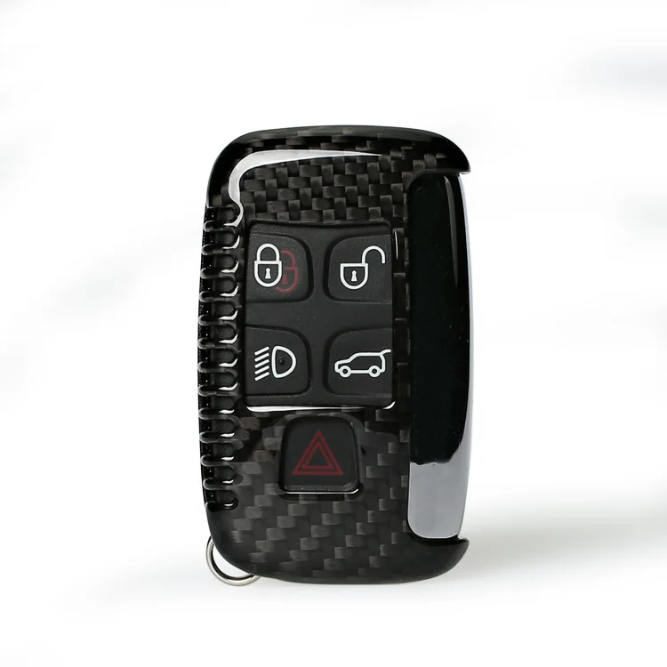 T carbon чехол для ключа автомобиля Jaguar XE XF F PACE XJ XFL/для Land Rover Range Discovery Sport LR3 Carbon shell|key