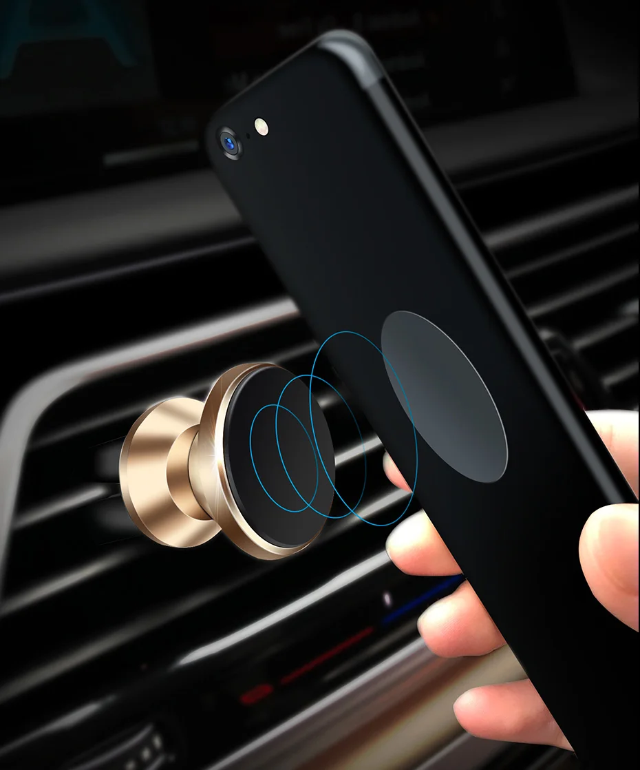 ZNP магнитный автомобильный держатель для телефона для iPhone XS X huawei Air Vent магнитный автомобильный держатель для мобильного телефона