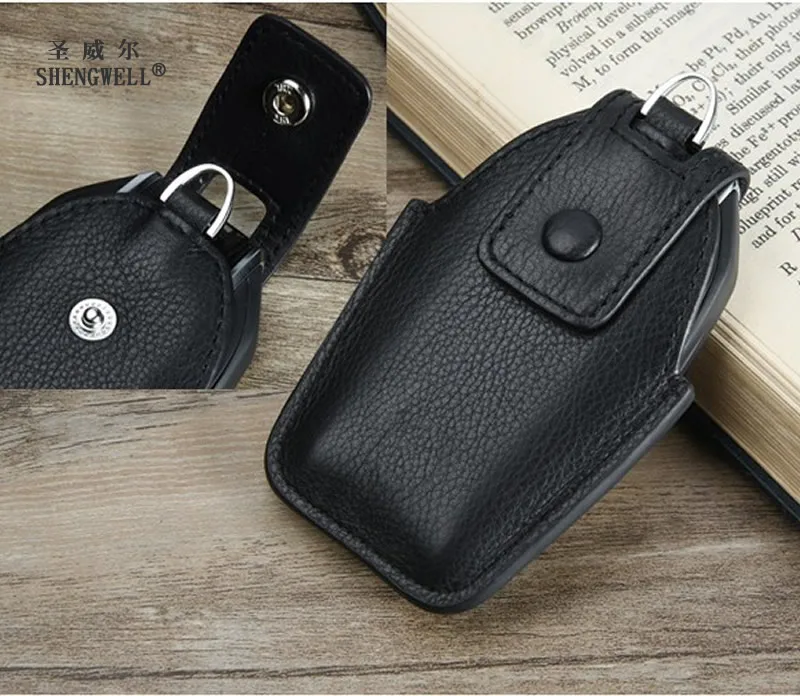 Чехол для ключей из натуральной кожи чехол BMW 7 серии 730Li 740Li|leather car key wallet|car walletkey
