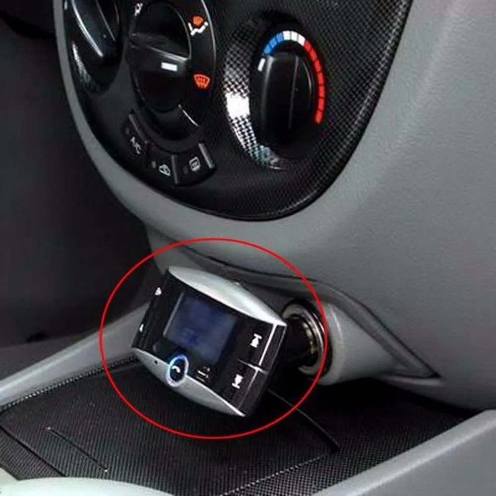 1,5 дюймов ЖК Автомобильный комплект MP3-плеер Bluetooth fm-передатчик модулятор SD MMC с рулевым колесом USB пульт дистанционного управления