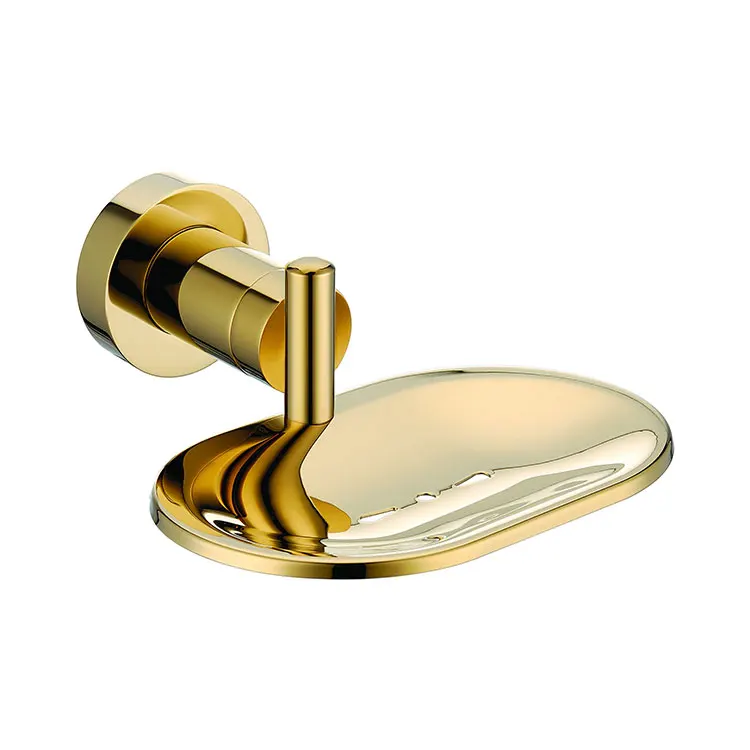 Buy Luxury Brass Gold Bathroom Accessories Soap Dishes