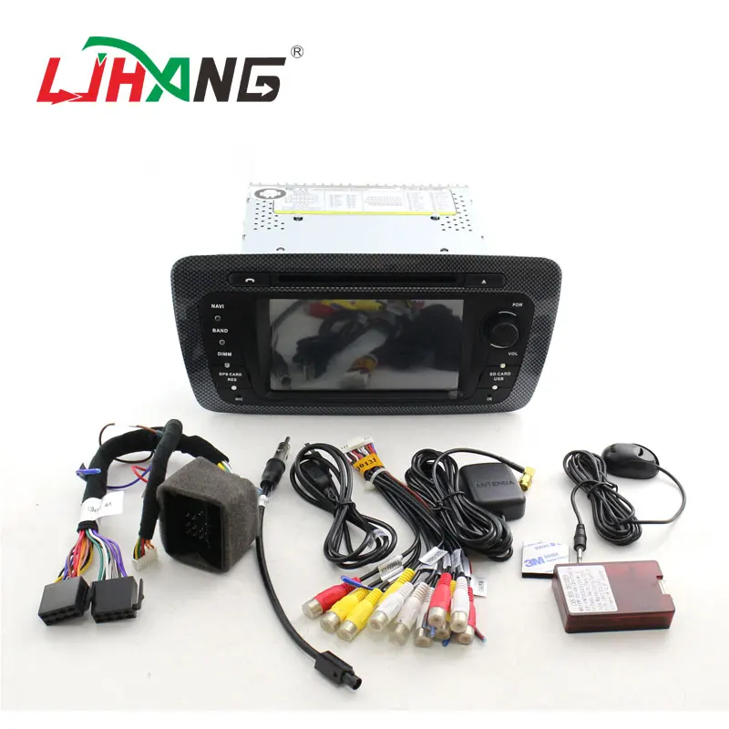 Clearance LJHANG Android 6.0 Car DVD Player for Seat Ibiza 6J 2009 2010 2011 2012 2013 WIFI Multimedia 2 Din Car radio Stereo autoaudio fm 4