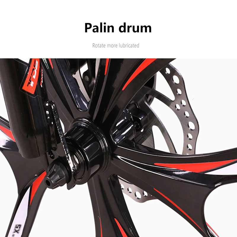 Cheap Mountain bike 26 inch one wheel aluminum alloy men and women racing off-road adult 30-speed variable speed bicycle 7