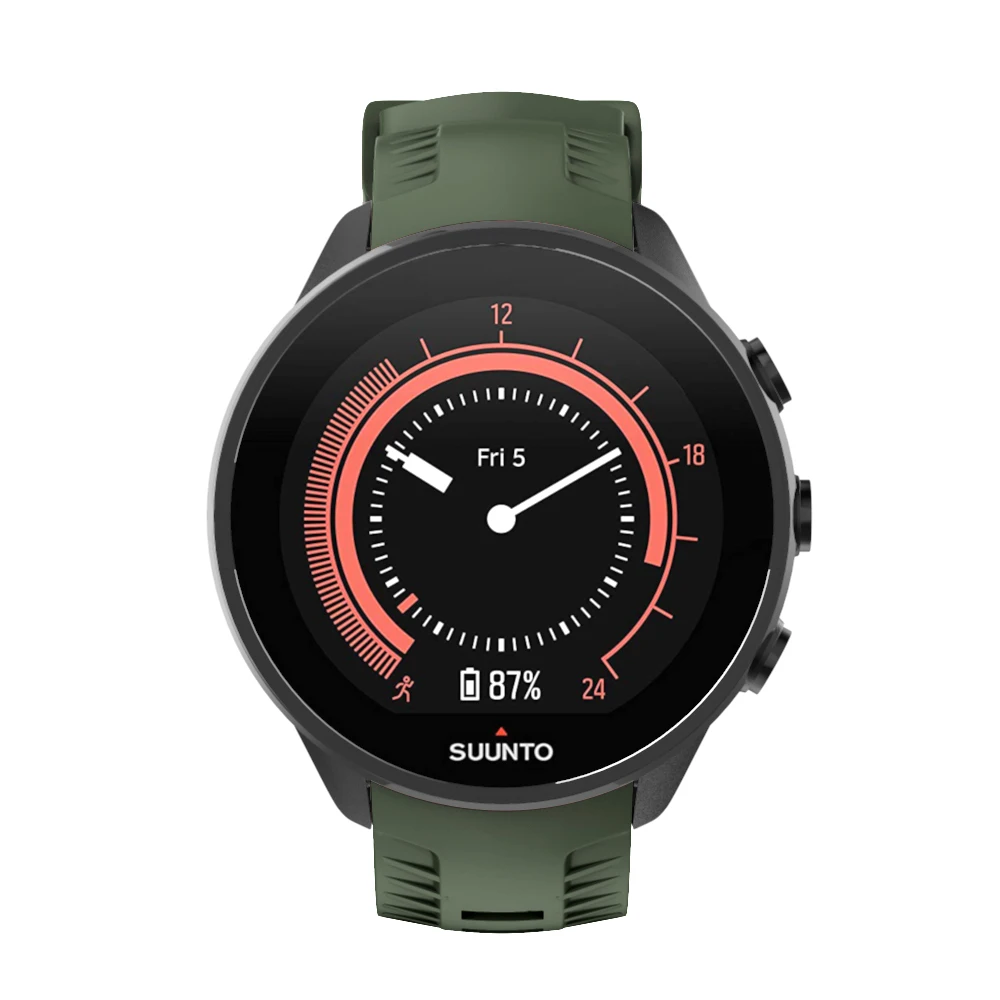 Для Suunto 9/Suunto 9 Brao открытый силиконовый ремешок для часов Ремешок с черной пряжкой быстросъемная резиновая Замена для Suunto 9/9 Brao