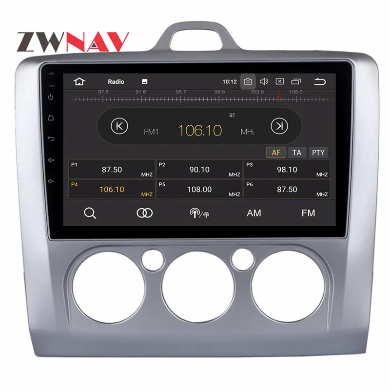 Flash Deal 2 din Android 8.0 car dvd radio video player 4G+32G 9 inch for Ford Focus 2004 - 2011 wifi BT navigation Quad Core map 2G FM RDS 11