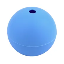 2,5 дюймов домашнего использования Силиконовая Круглая формочка для мороженого Форма Сфера большой контейнер виски DIY формы кухонные инструменты